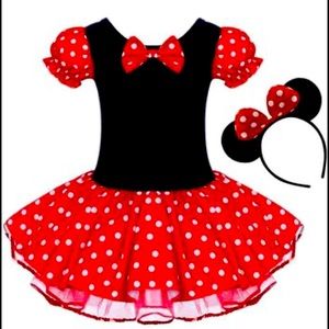 Toddler girls Minnie Mouse Halloween costume